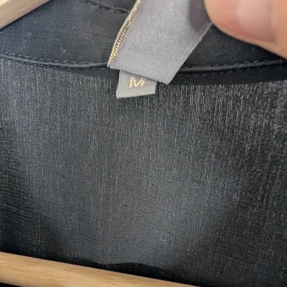 CULTURE BLACK BUTTON DOWN SHIRT SIZE MEDIUM - Picture 4 of 6